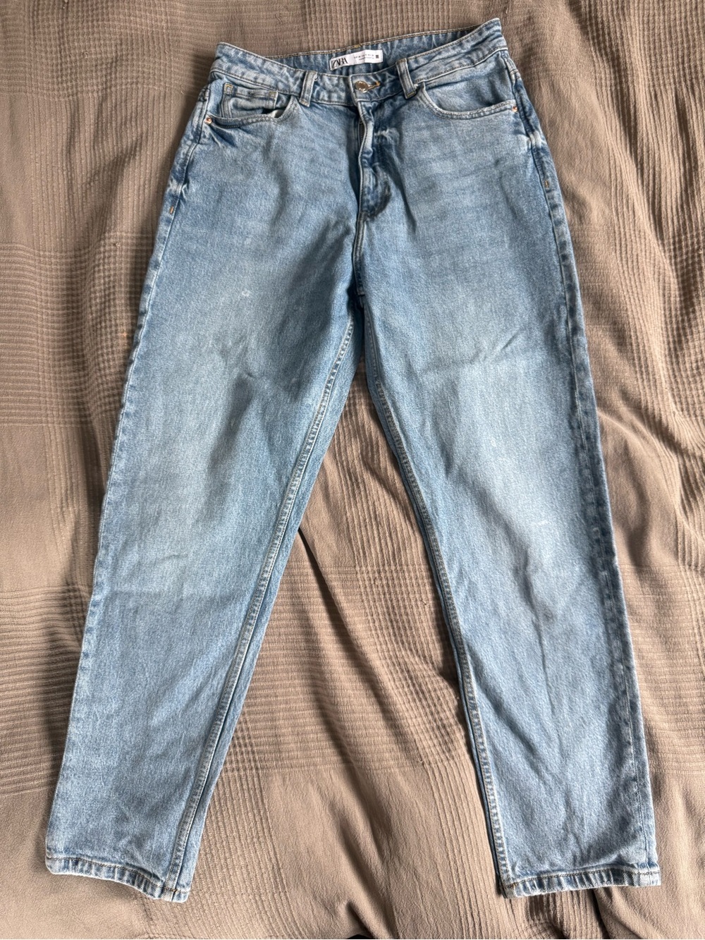 Zara high waist Light Blue momJeans
